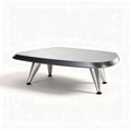 Modern aluminum coffee table with sleek design and durable construction 150 x 100 x 40cm