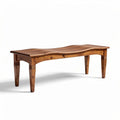 Natural wood crafting table for home office dimensions 150 x 60 x 40cm